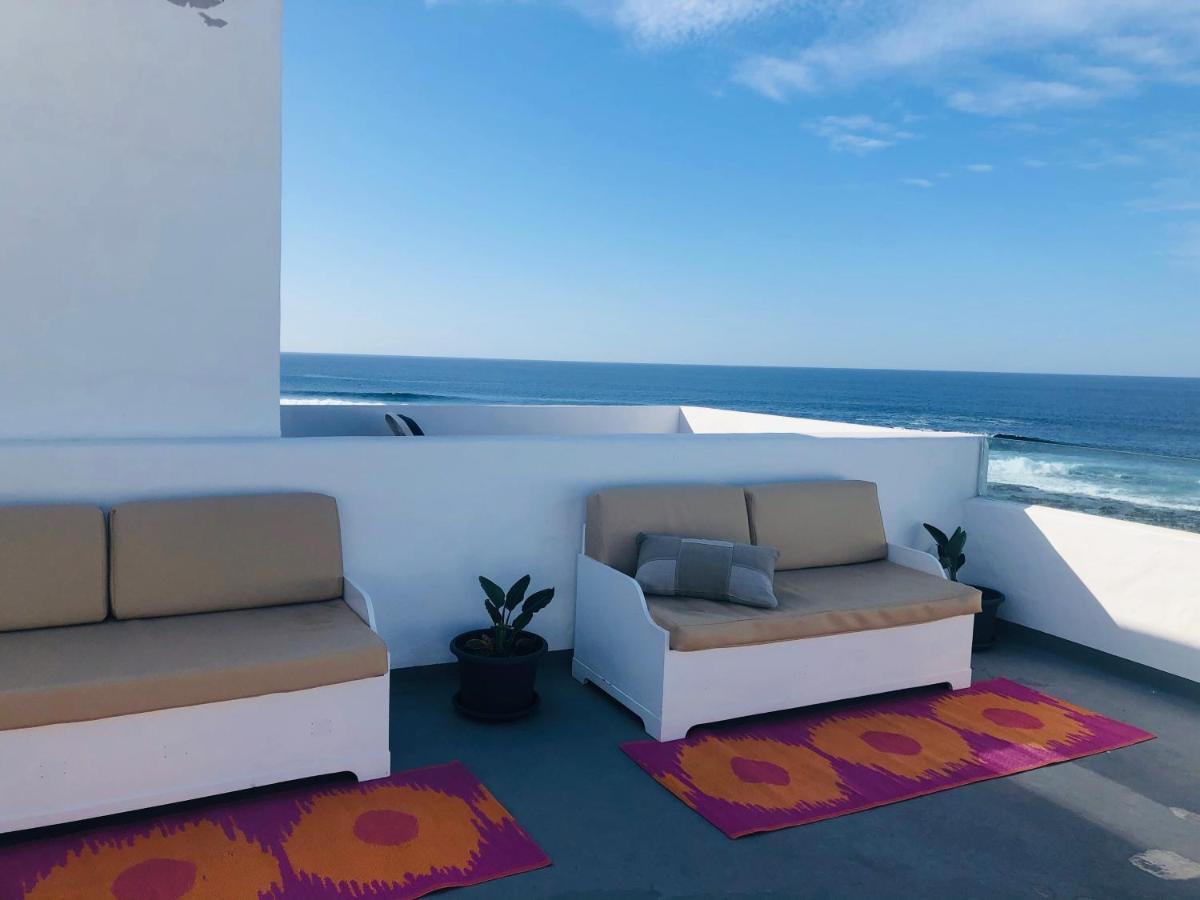 Casa Anclada En La Santa- 4 Apartamentos Frente Al Mar- 1ª Linea Solarium Barbacoa Esterno foto